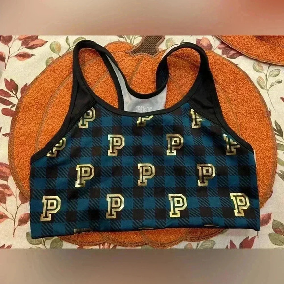 PINK Victoria's Secret Other - Victoria's Secret pink plaid sports bra